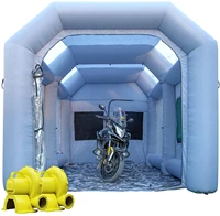 tkloop inflatable paint booth 16 5x10x9ft portable spray booth with 580w350w blowers for professional car auto parts painting