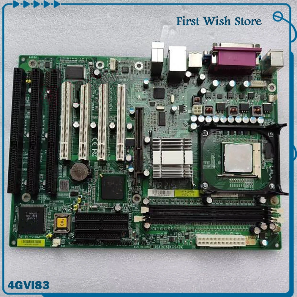Промышленная материнская плата с тремя портами Isa IP-4GVI83 REV:3.0 4GVI83