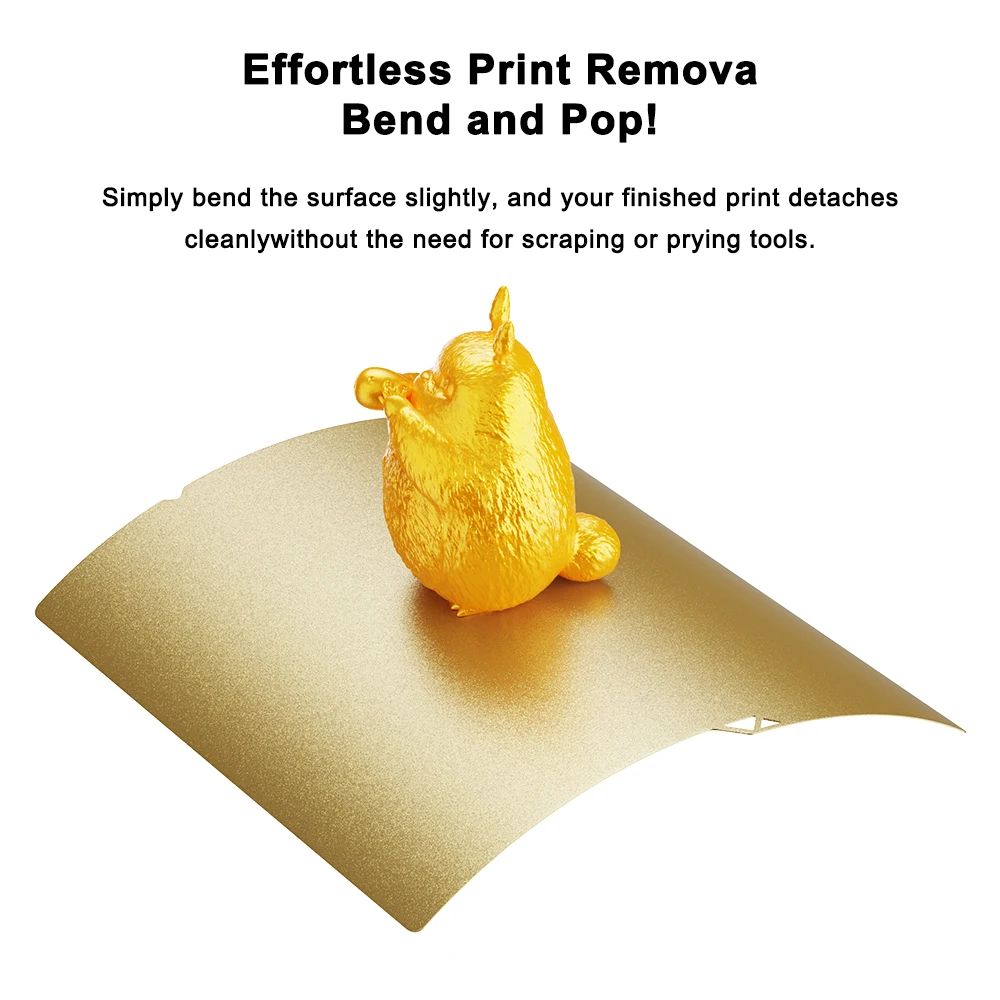 Фото Для Anycubic Kobra S1 Plate Pei Sheet 264x276 Текстурированная Kobra S1 Combo Build Plate Двусторонняя Kobra S1 Hotend Kobra S1C 3d Bed №3