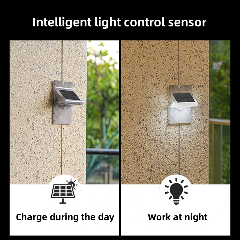 Фонари настенные на солнечной батарее с пассивным инфракрасным датчиком