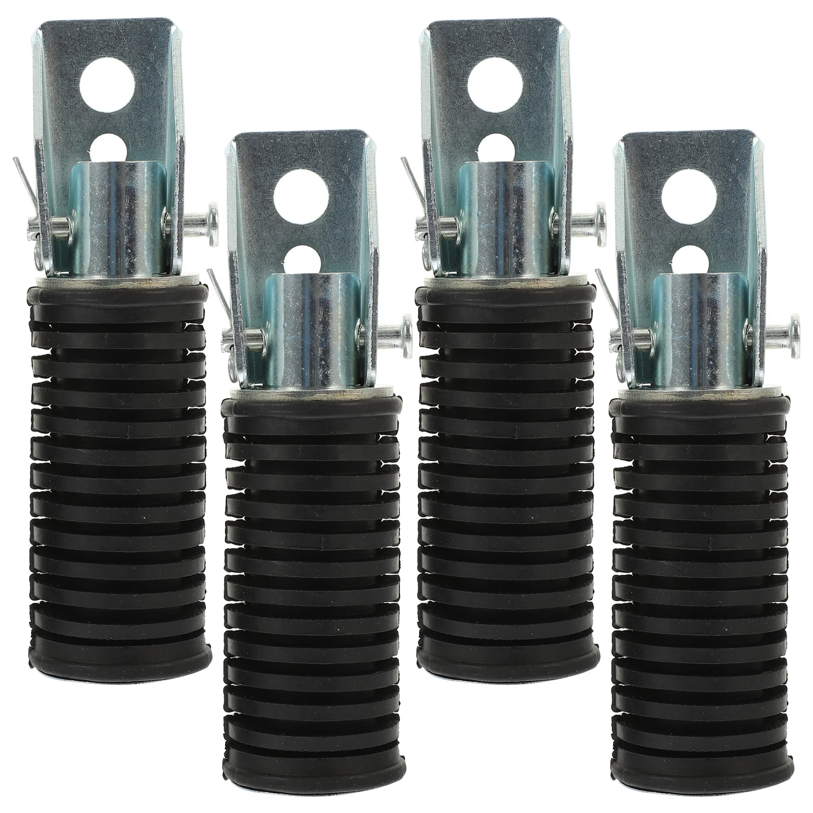 

4Pcs Foot Peg Rubber Pedal Rear Peg Pedal Footrest for Motorcycle Metal Footrest
