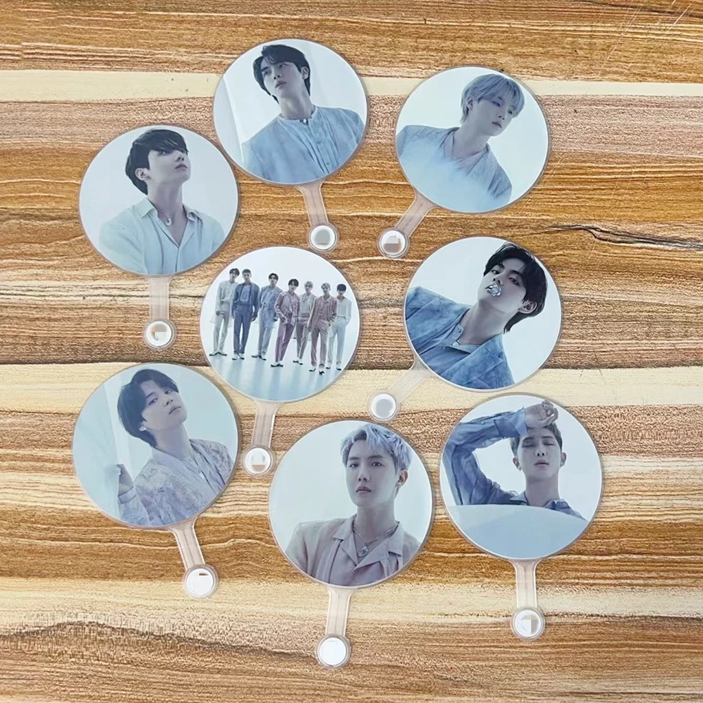 

Kpop Bangtan Boys Album Proof Door Version Mini Hand Fans Image Picket