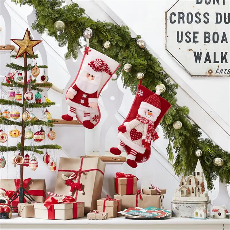 

Santa Gifts Christmas Snowman Gift Bag High-end Elegant Nordic Style Christmas Decorations Santa Gift Bag Fashion Trend Gifts