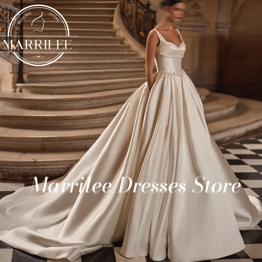 Marrilee индивидуальные бретельки с кристаллами и квадратным вырезом однотонные