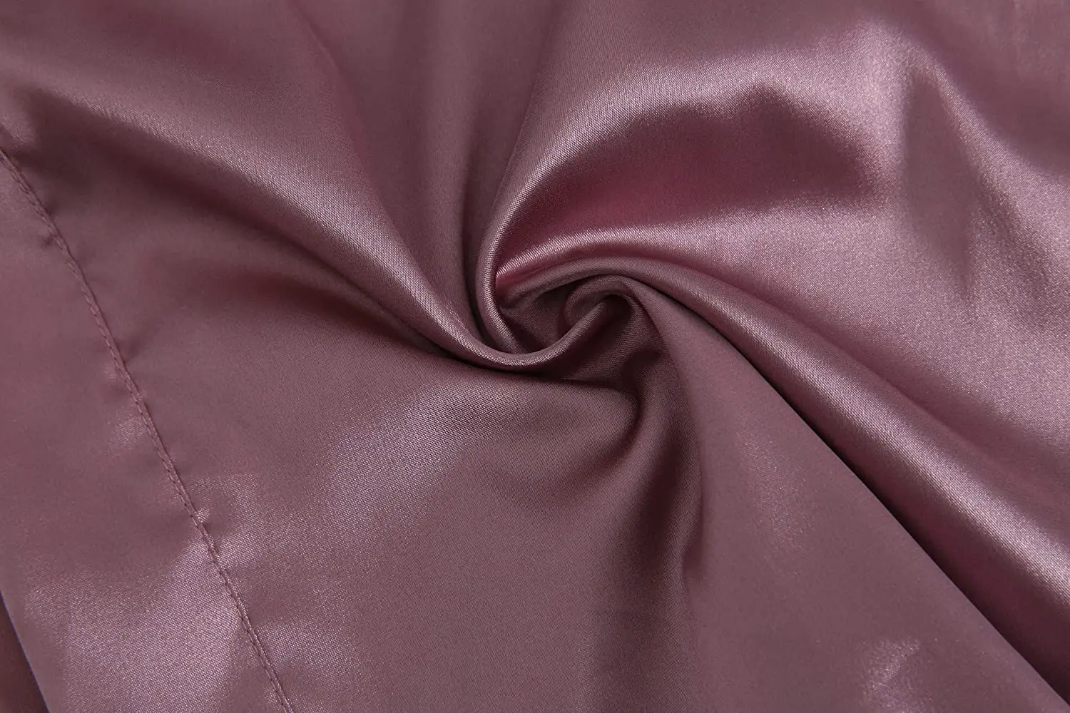 Long Satin Robe for Women Bride and Bridesmaid Robes Team Bride Dressing Robe for Wedding Party Bridal Robes with Lace Mauve