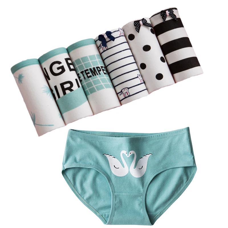

6 шт., женские хлопковые трусики, мягкие милые женские трусы, Cueca Calcinhas, трусы для девочек, сексуальное женское нижнее белье, M-XXL, комфортное ни...