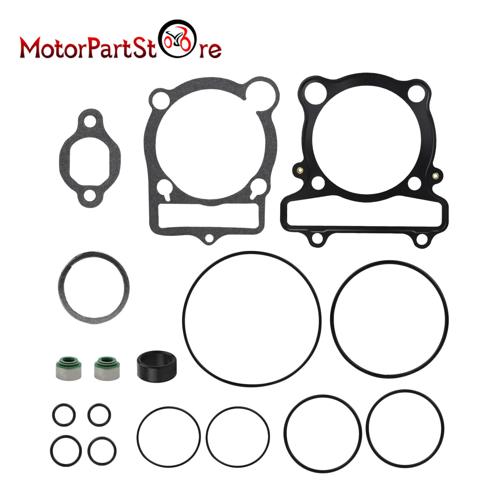 

Top End Head Gasket Kit for Yamaha Big Bear 350 Kodiak 400 Raptor 350 Warrior 350 Wolverine 350 YFM350 YFM350R YFM350X YFM350FX