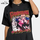 Футболка унисекс в стиле японского аниме с принтом бензопилы
