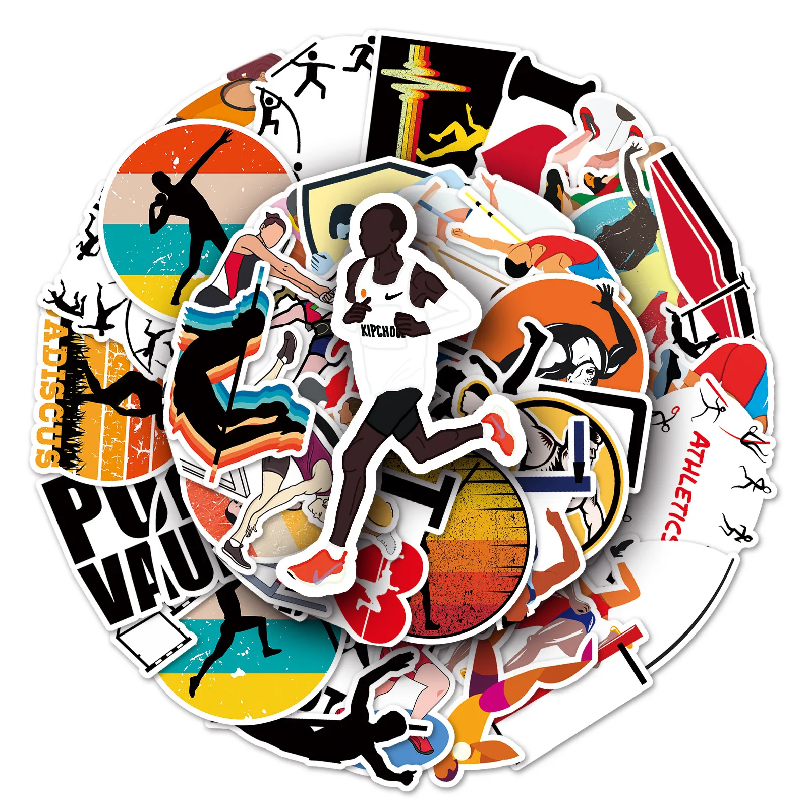 

50 шт., наклейки на скейтборд, водостойкие