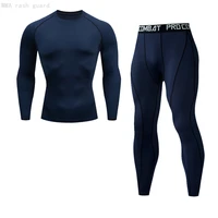 mens fitness long underwear winter warmth second skin thermal base layer tights compression sportswear track suit first layer