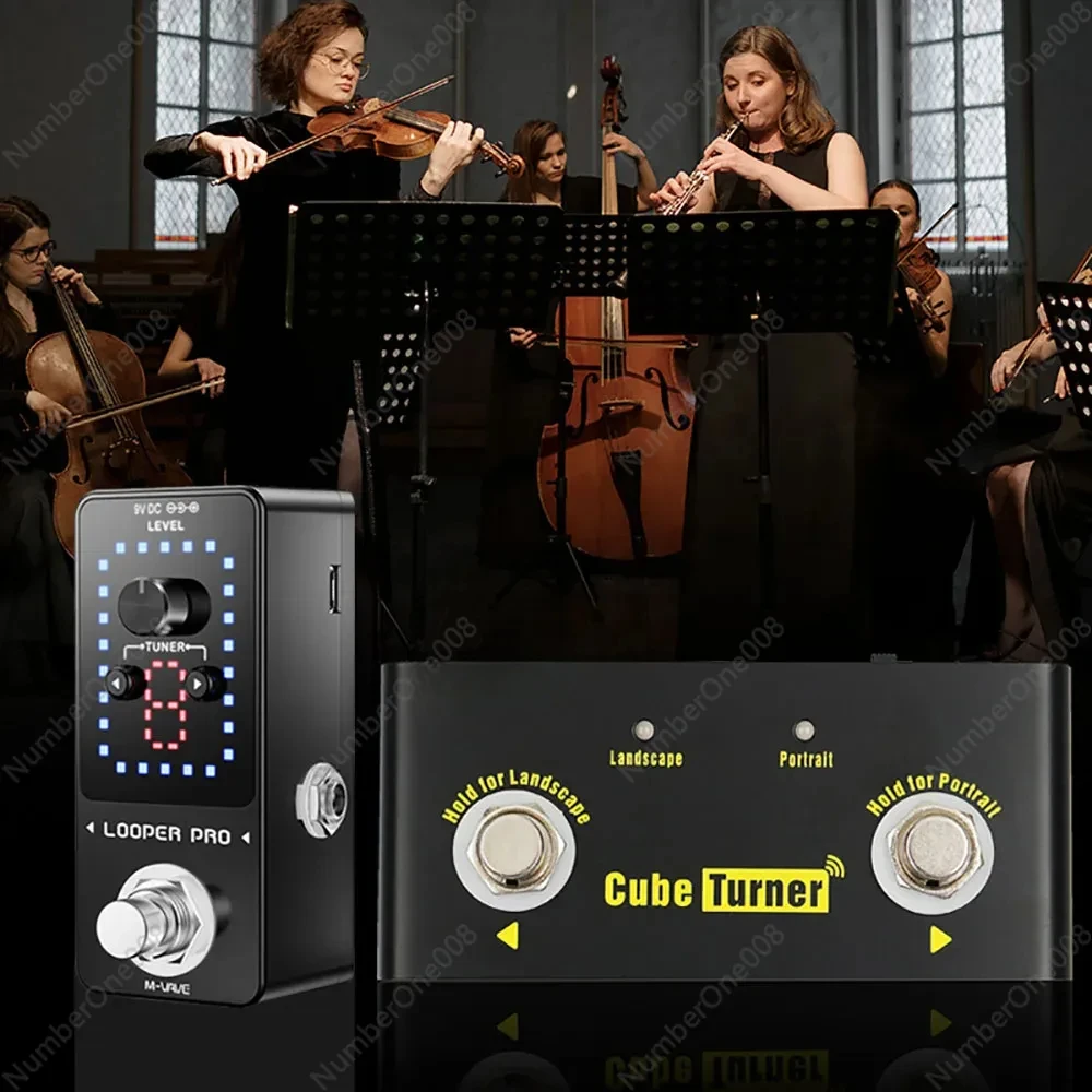 Беспроводная педаль для переворачивания страниц переворачиватель кубов LOOP Cube