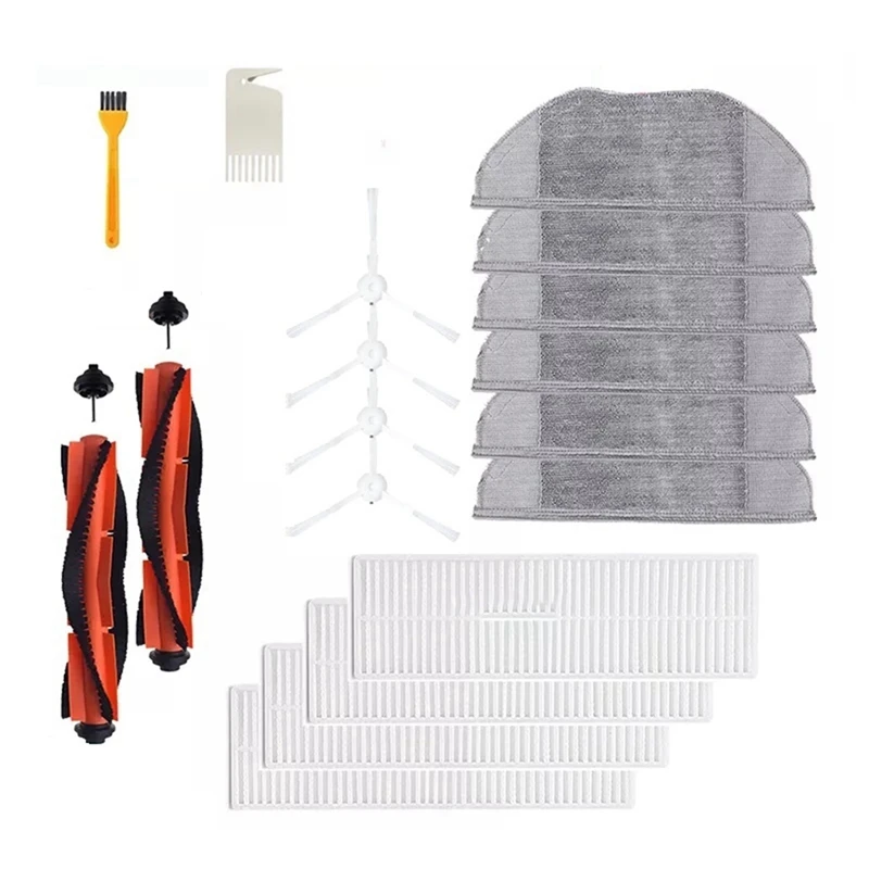 

Filter Roller Main Side Brush Mopping Cloth Kits For Xiaomi Mijia G1 Robot Vacuum Mop Essential Accessories