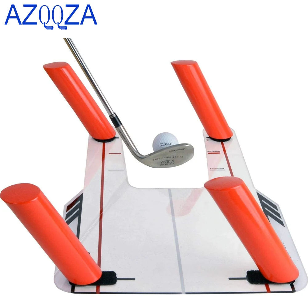 Golf Swing Trainer Mirror Swing Straight Draw Fade Practice Mirror Golf Aiming Hitting Trainer Indoor Outdoor Practice