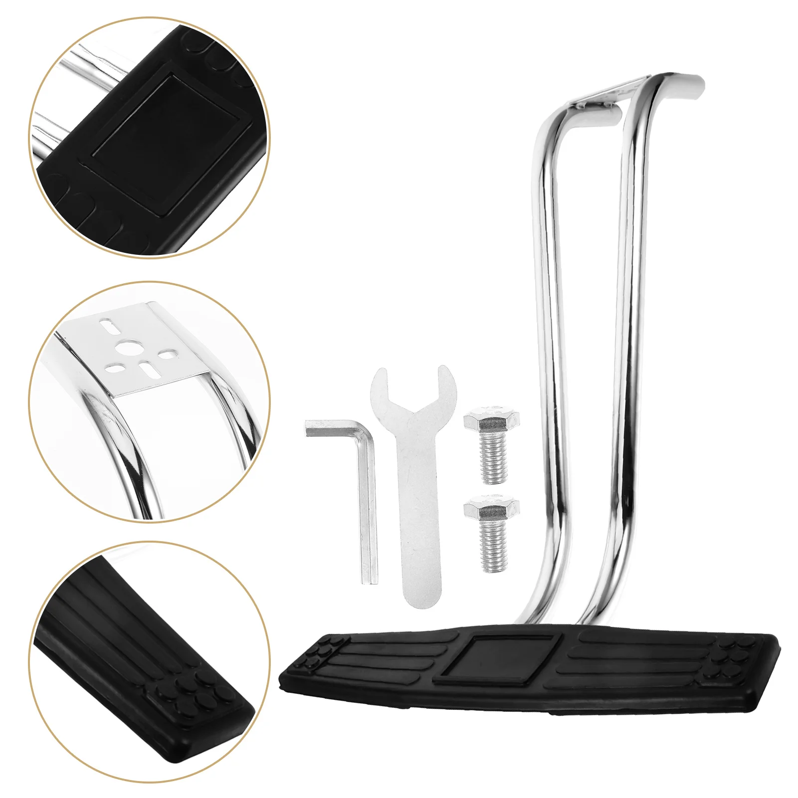 

Салонный стул для ног Парикмахерская педаль запасные части из нержавеющей стали