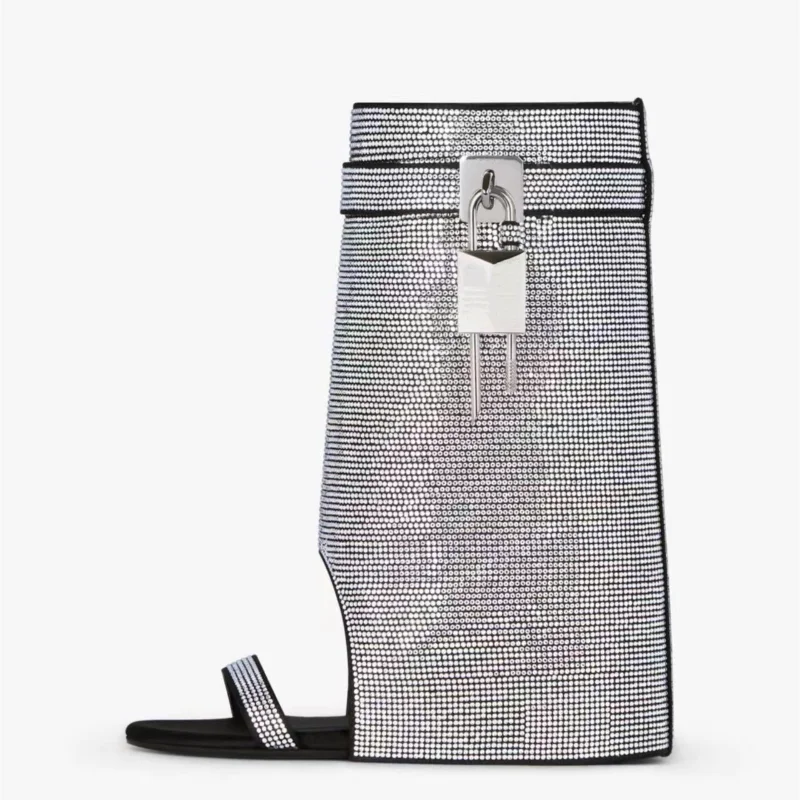 

Новинка 2023, модные женские роскошные короткие ботинки на танкетке с узором в виде Акулий зубьев, женские модные ботинки на толстой подошве