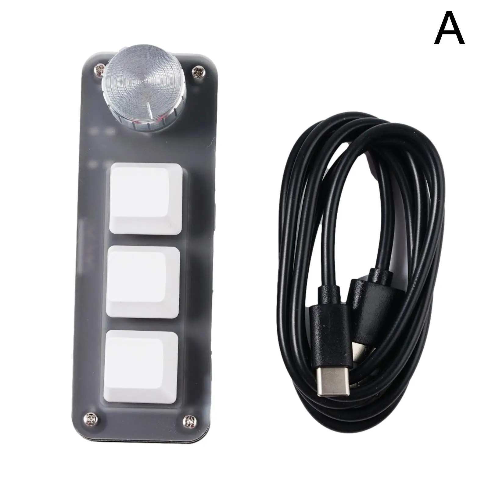 Мини-клавиатура 3 клавиши макро-клавиатура 2 ручки механическая клавиатура