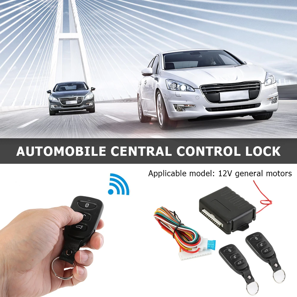 

Car Remote Central Door Lock Alarm System 410/T102 Locking Kit Keyless Entry Outdoor Anti-resistance Repairing Parts