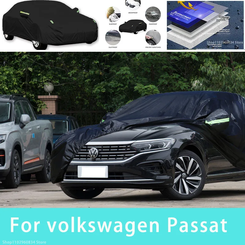 

For volkswagen Passat Outdoor Protection Full Car Covers Snow Cover Sunshade Waterproof Dustproof Exterior Car accessories