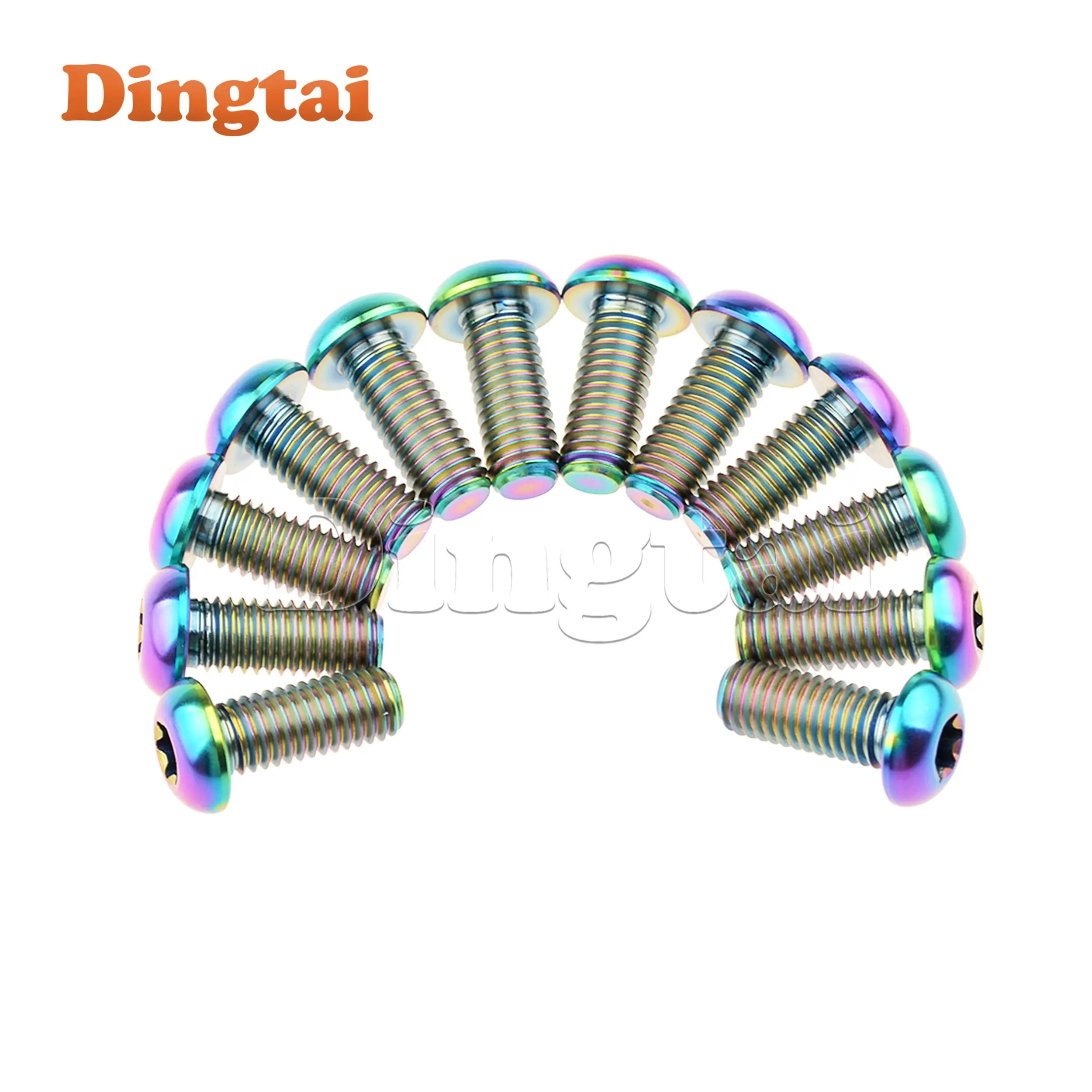 Фото Титановые болты Dingtai 5/10 шт. M8x20 мм с круглой головкой Torx для дисковых тормозов мотоциклов DUCATI №5