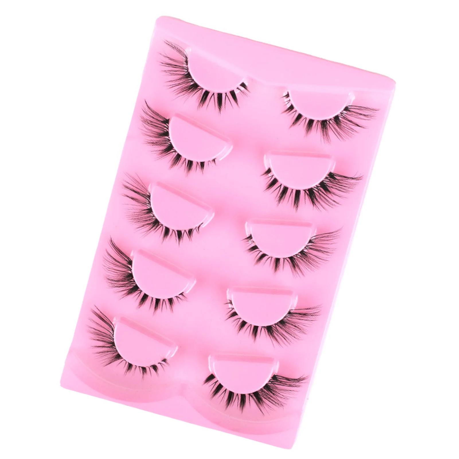 

Women Simulated Fake Eyelashes Thick Volume Long Wispy Curly Eyelashes for Valentine's Day New Year Christmas Gift SUB Sale