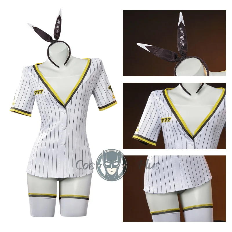 Фото Игра Ной Богиня Победы: NIKKE Косплей Костюм Хэллоуин для мужчин и женщин повседневная бейсбольная форма комплект носков №2