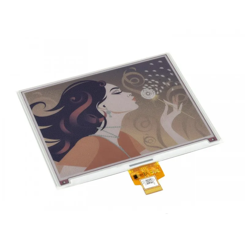 5 65 дюймовый ACeP 7-цветная электронная бумага E-Ink необработанный дисплей 600 × 448 без