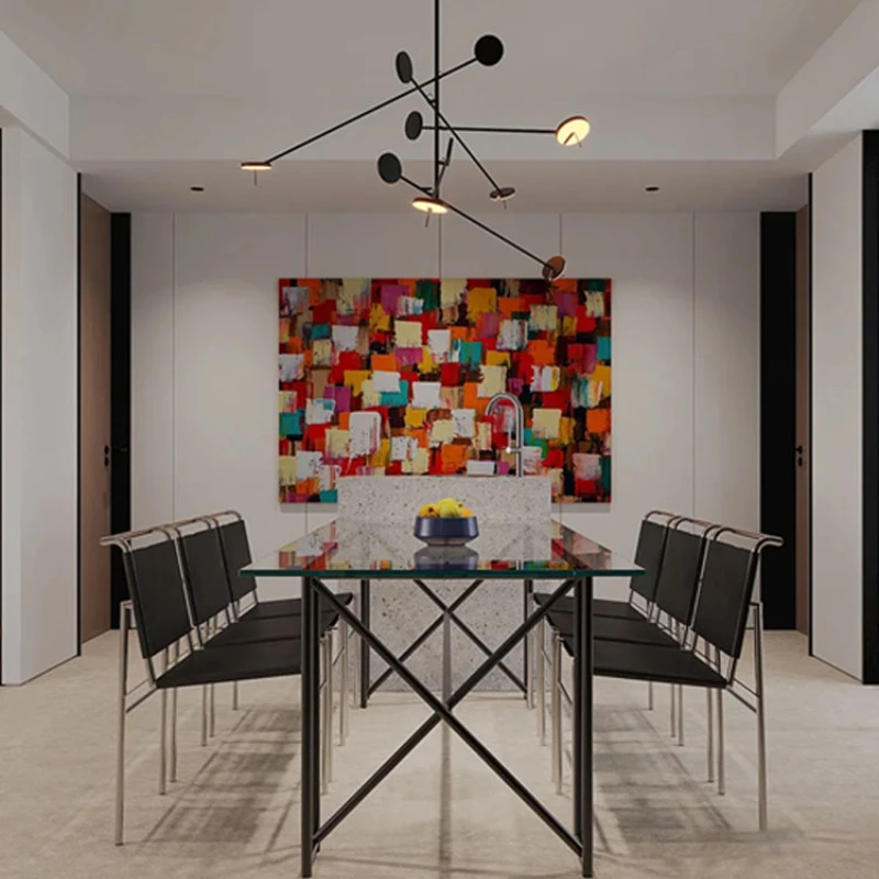 Обеденный стул винтажный для мероприятий патио золотые комнаты 6 стульев