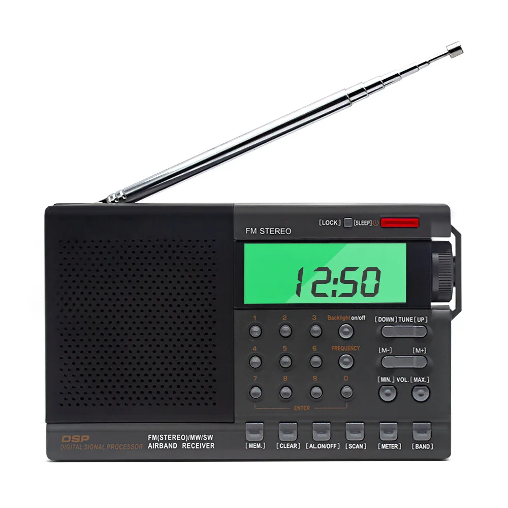 Portable Multi-Function FM/SW/MW/Air Muitiband American Weather Aviation Radio
