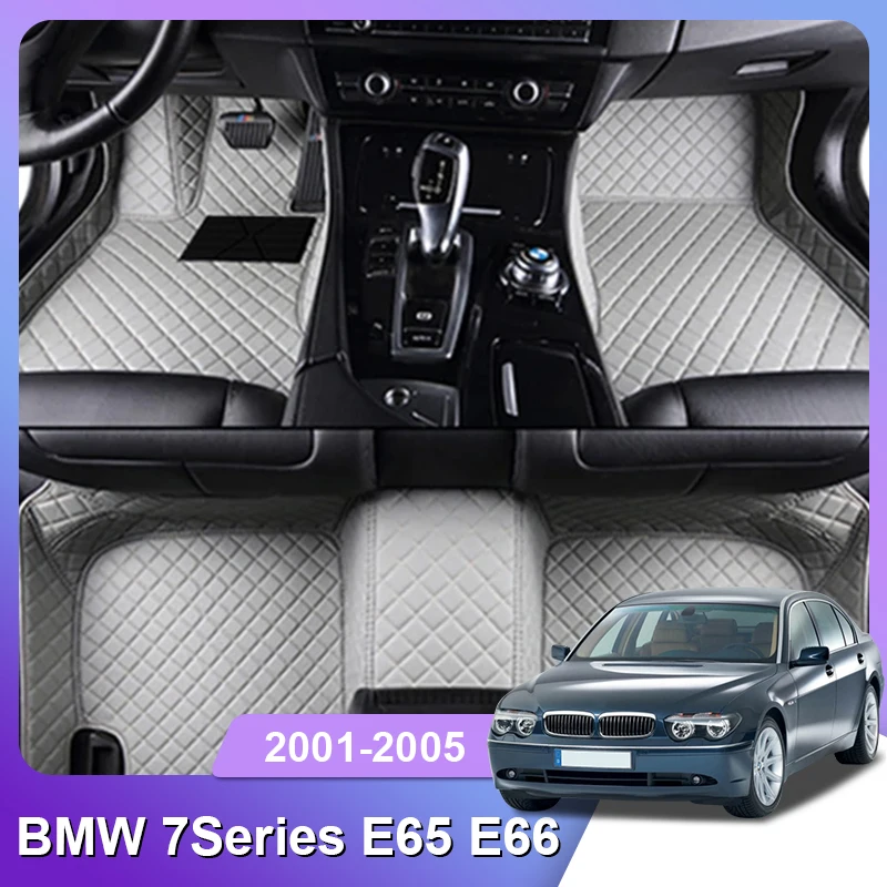 

Коврик напольный автомобильный под заказ, подходит для BMW серий 7, E65, E66, аксессуары для интерьера, экологически чистый толстый ковер, для левого и правого вождения