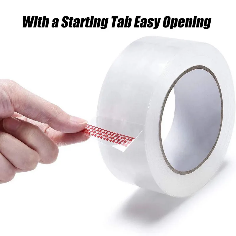 1 шт. 100 м/ярдов супербопп прозрачная упаковочная клейкая лента для упаковки