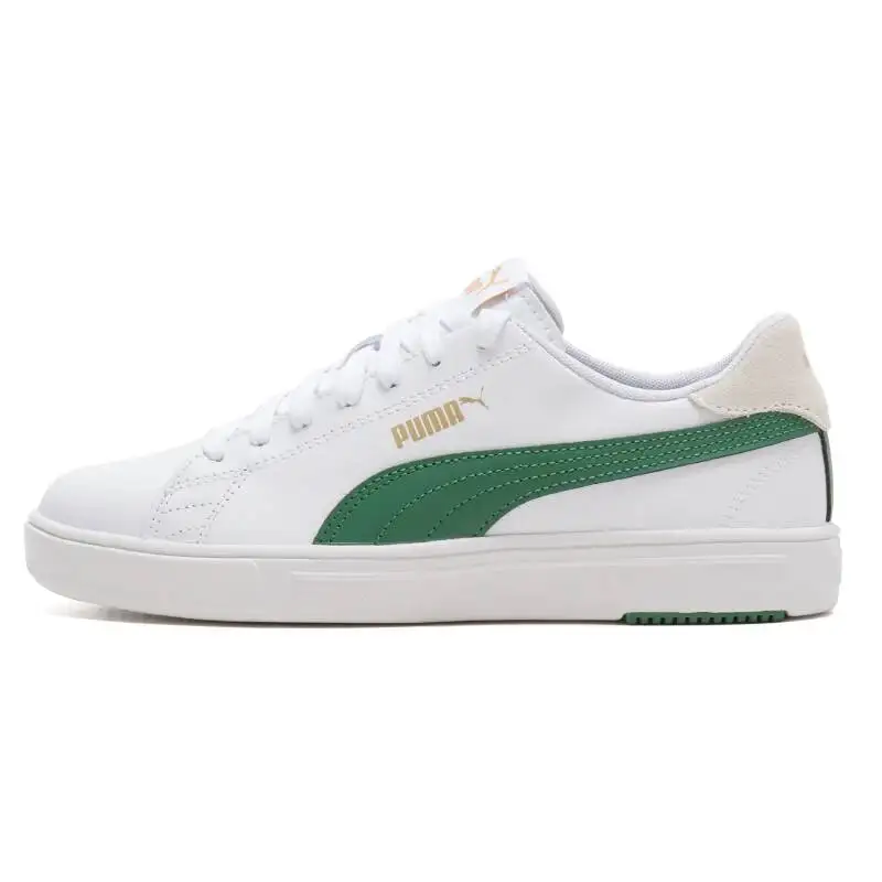 Фото Женские спортивные повседневные дышащие белые кроссовки Puma для активного отдыха, низкие мужские скейтерские кеды 374902-20 №4