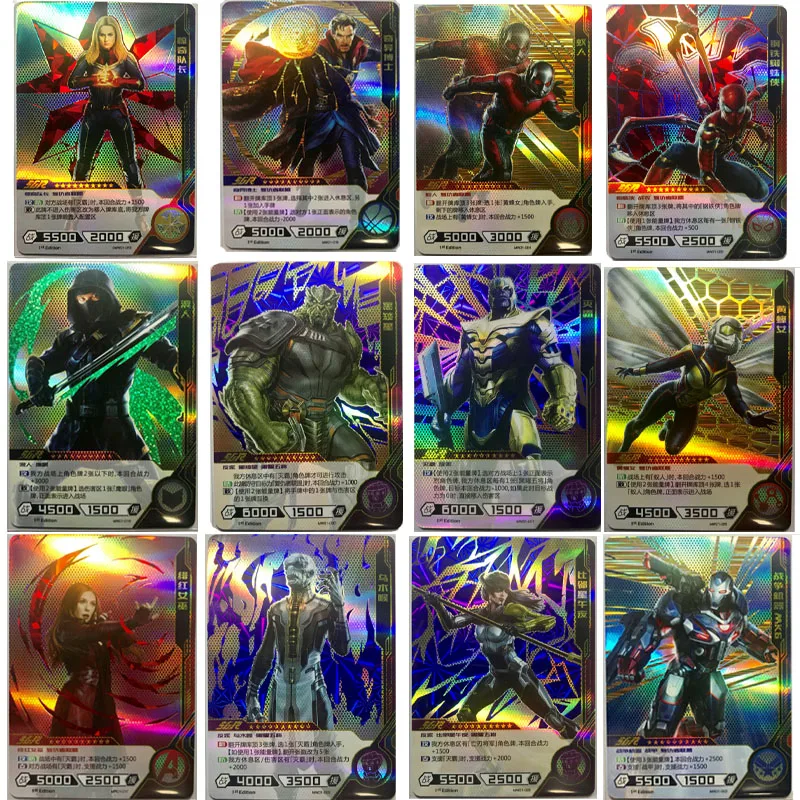 

Genuine Marvel CR Cards Avengers Alliance Cards Hero Battle Legendary Edition Third Iron Man MR Cards UR Cards Collection Cards