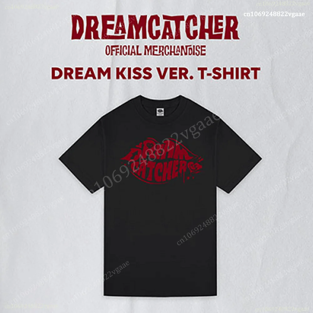 Женская хлопковая футболка Ловец снов Корейская с коротким рукавом поцелуй в