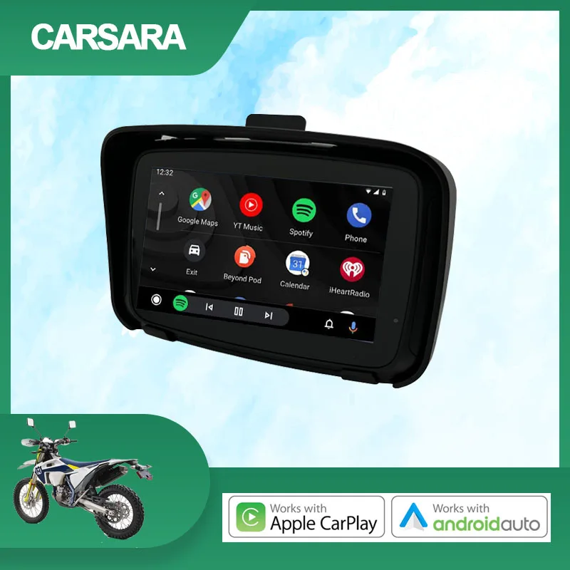 5-дюймовый монитор мотора навигации для мотоцикла IPS экран от солнца Apple