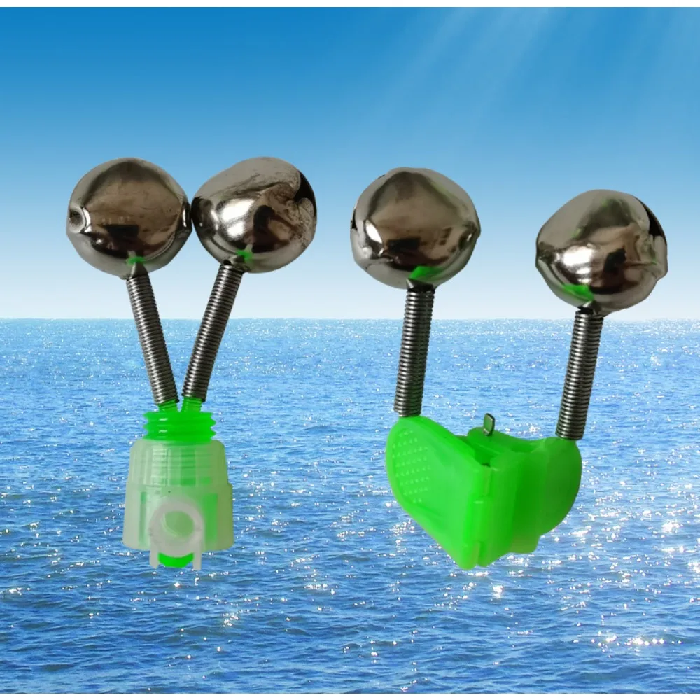 10 шт. двойные звонные колокольчики сигнальный винт для приманки рыбалки