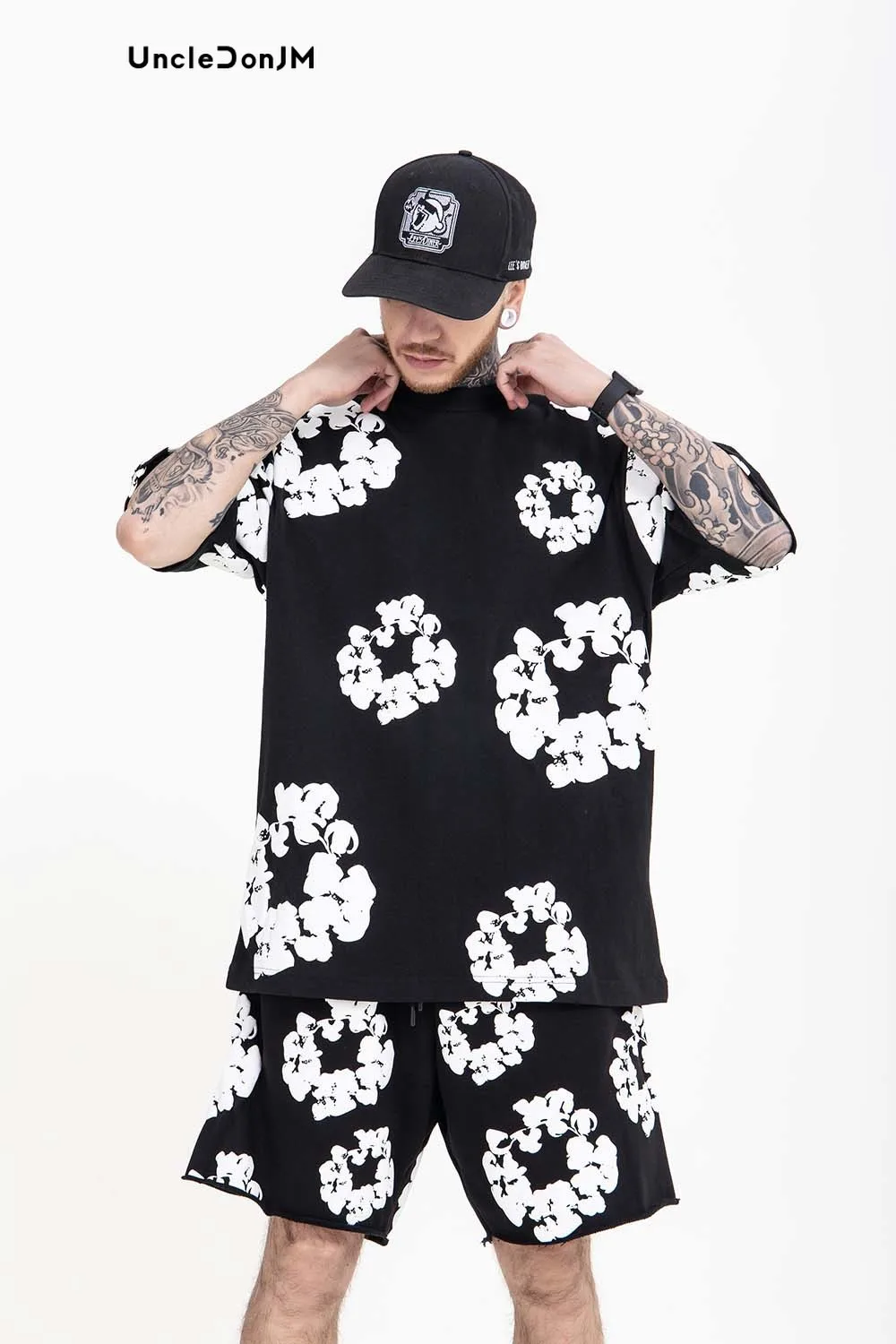 

Floral Graphic Tees Harajuku Oversized T Shirt Streetwear Woman Tshirts Spring And Summer Tops Tees