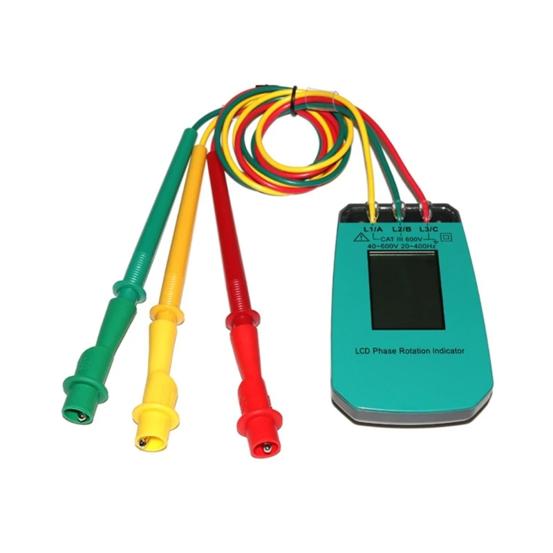 Ручной измеритель порядка фаз 3-х фазный тестер для промышленного и домашнего