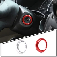 aluminum alloy car ignition key switch decoration ring circle trim sticker for hummer h2 2003 2007 car accessories
