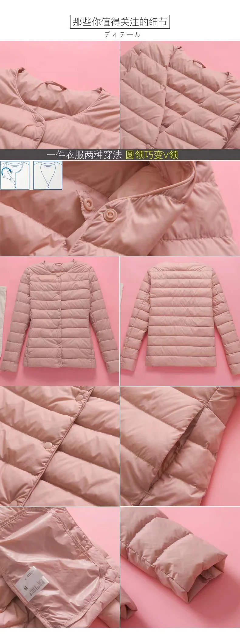 Woman Ultra Light Down Jacket Portable Parka Matt Fabric Casual 90% Duck Down Coat Warm Parka Lightweight Jacket High Quality