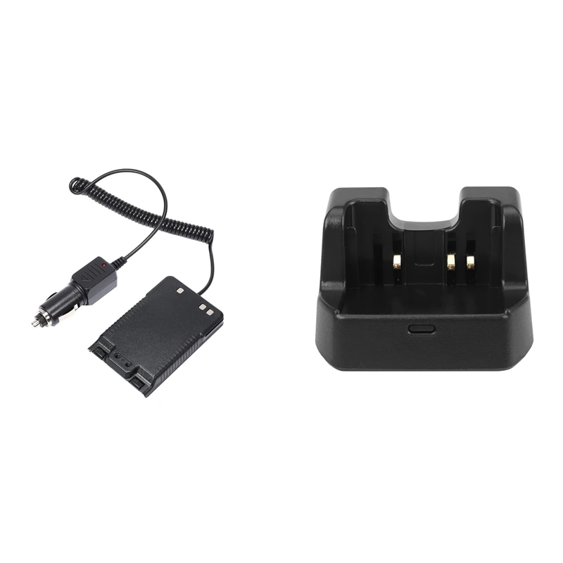 

SBR-14LI Car Charger Battery Eliminator DC12V With CD-41 Desktop Charger For Yaesu Verterx Radio VX-8R VX-8E VX-8DR