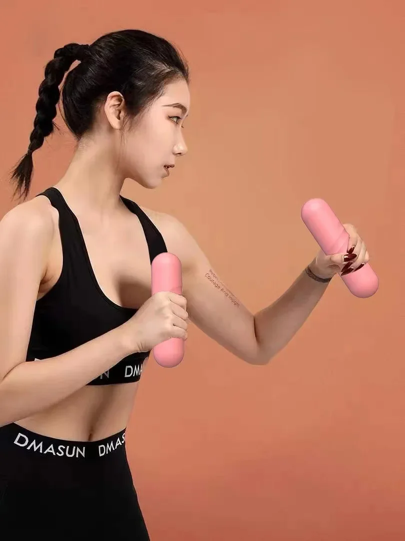 Пользовательский логотип вес для дома тренажерный зал гантели 1-5 кг рук фитнес