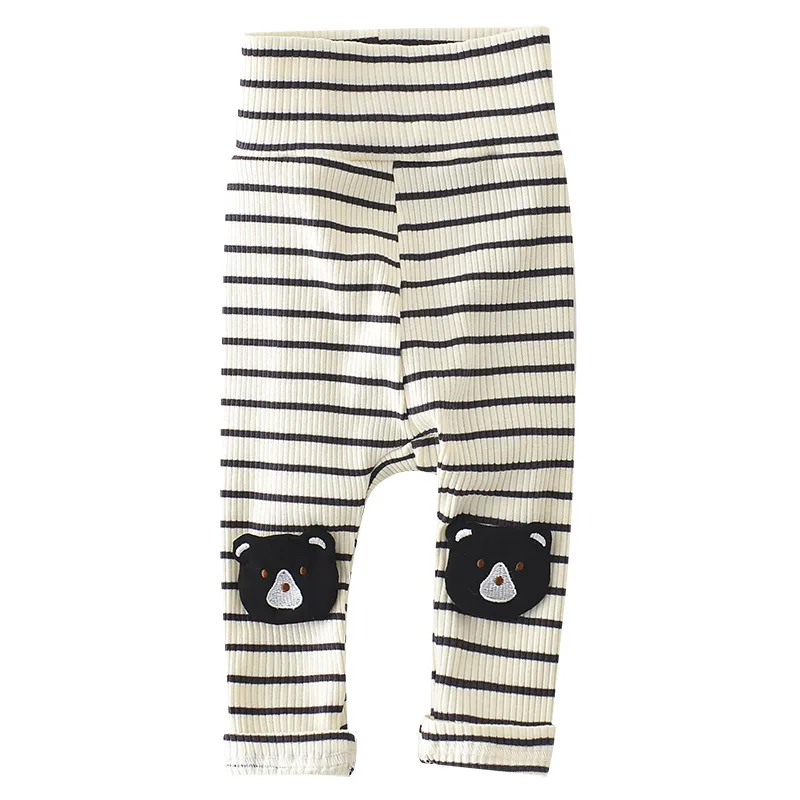 

Baby Long Pants Striped Boy New 2022 Bear High Waist Pants Autumn Spring