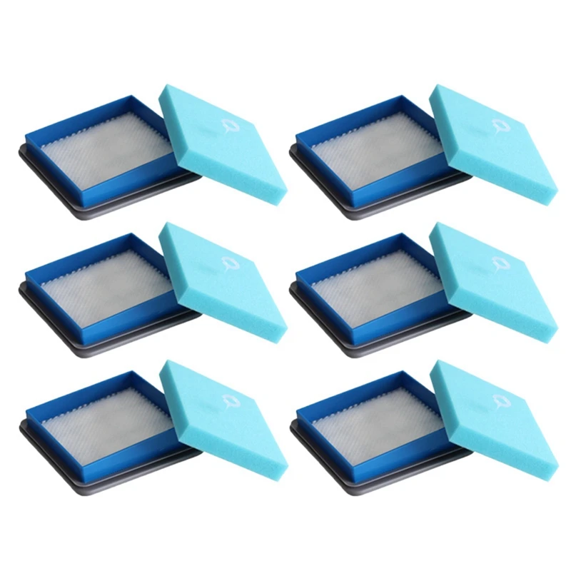 

6Pcs Vacuum Cleaner Replacement Parts Hepa Filter for FC8085 FC8086 Vacuum Cleaner Motor Hepa Filter