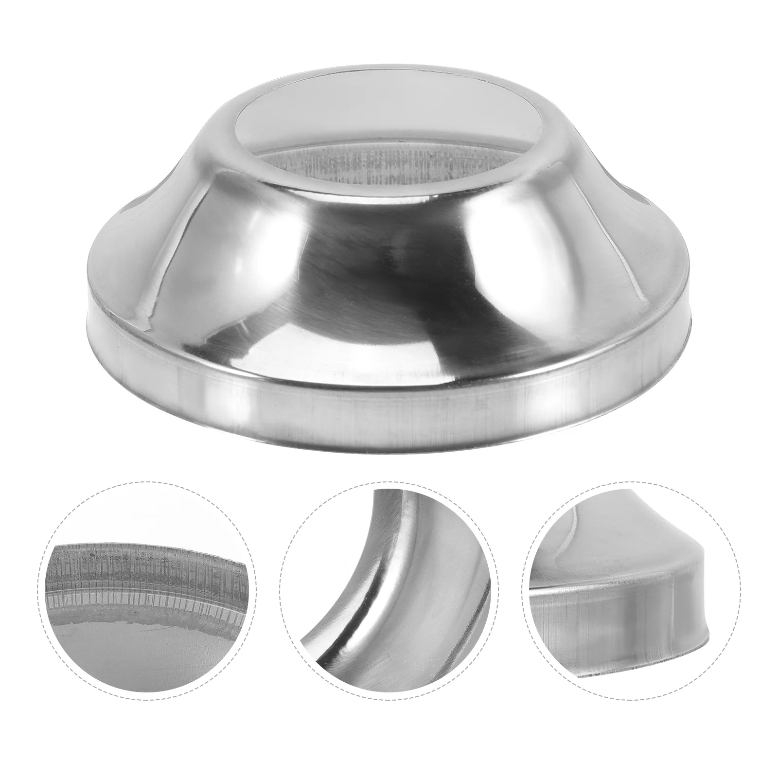 

Round Tube Decorative Cover Wrought Iron Railing Parts Stair Post Anchors Ladder Fence Repair Kit