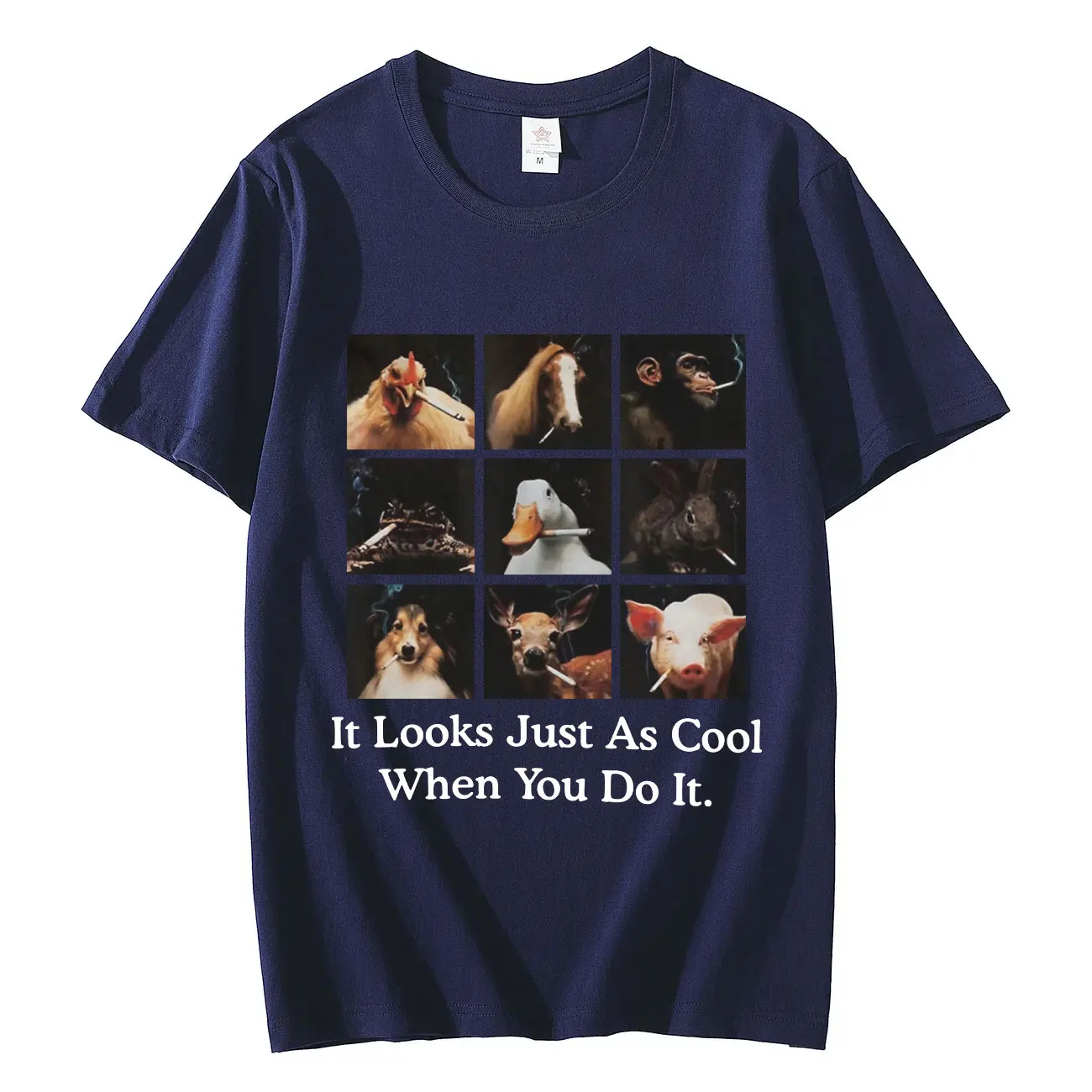 Забавная выглядит так же круто когда вы делаете это футболка уличная мода