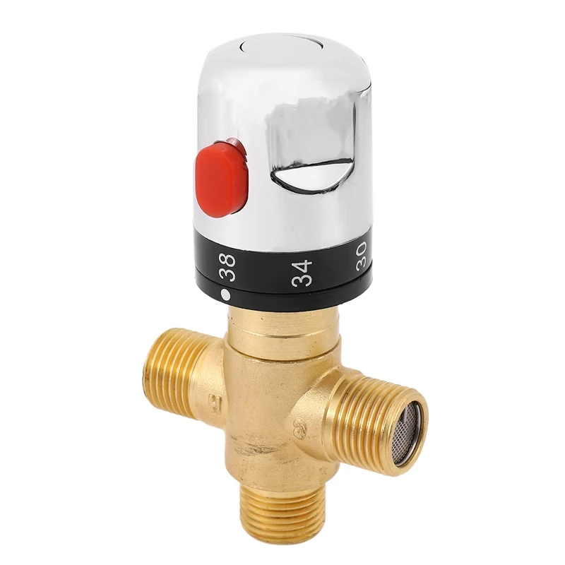 

Трубный термостат, смеситель, термостатический смесительный клапан, контроль температуры воды в ванной комнате, картриджи крана, солнечный...