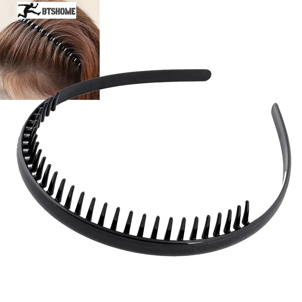 

1 шт. модный мужской женский унисекс черный волнистый обруч для волос повязка на голову спортивная повязка на голову повязка для волос аксессуары для волос