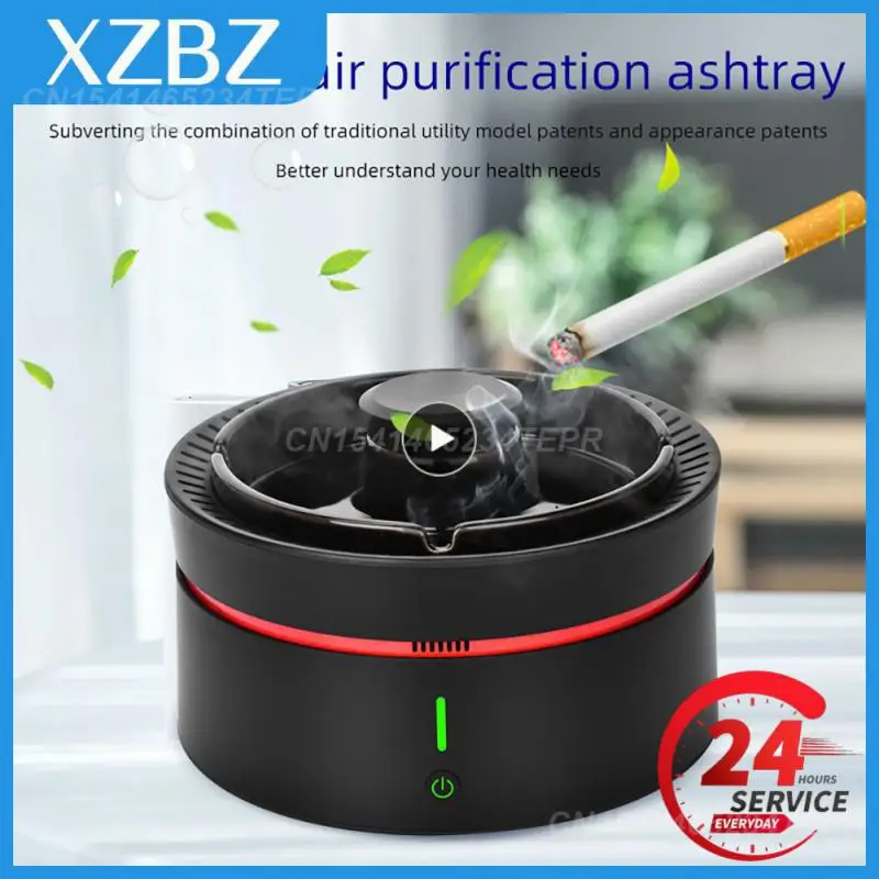 

Smart Ashtray Automatic Negative Ion Purifier Separate Air Purifier Air Humidifier Second-hand Smoke Filter Home Accessories