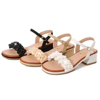 sandals women summer new beach fashion sexy flat casual cross tie open toe fairy style narrow band shoes black rome sandals