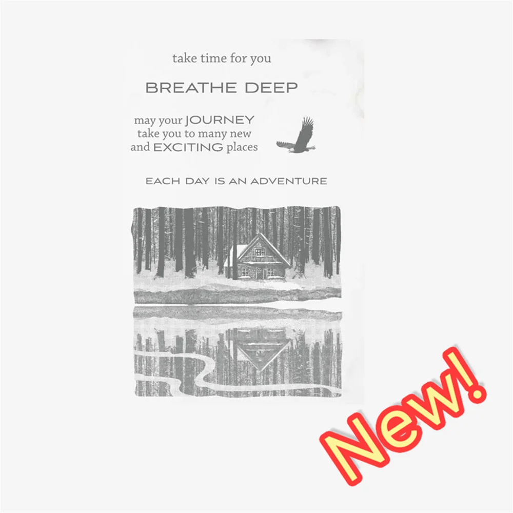 

2022 Hot Sale New Reflected in Nature Stamps Reusable Diy Scrapbook Diary Secoration Greeting Card Decoration Handmade Embossing